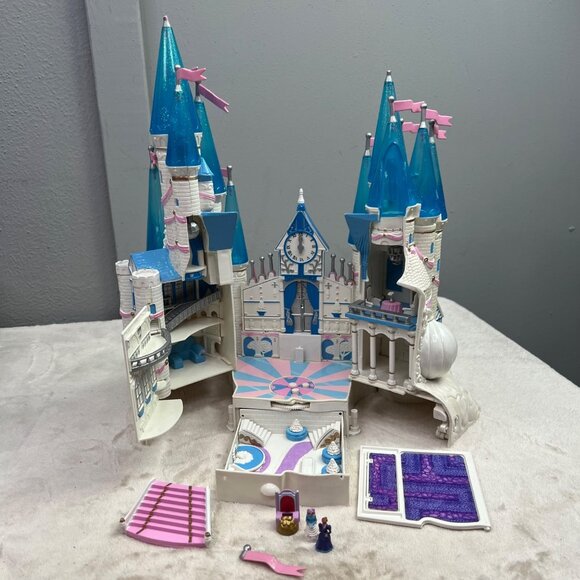 Vintage Trendmasters Cinderella Castle 3 Accessories Polly Pocket 1996 Lighted - Picture 6 of 16